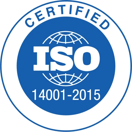 ISO 14001:2015 certified